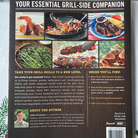 Like New! Weber's 'New Real Grilling' Cookbook - Picture 2 of 2